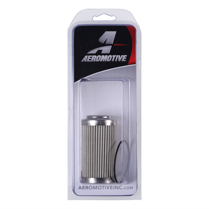Aeromotive Filter Element - 10 Micron Microglass (Fits 12340/12350) - Bull Strap