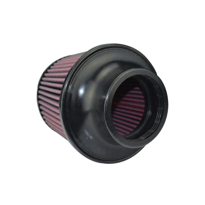 Injen High Performance Air Filter - 3.00 Black Filter 6 Base / 5 Tall / 5 Top - Bull Strap