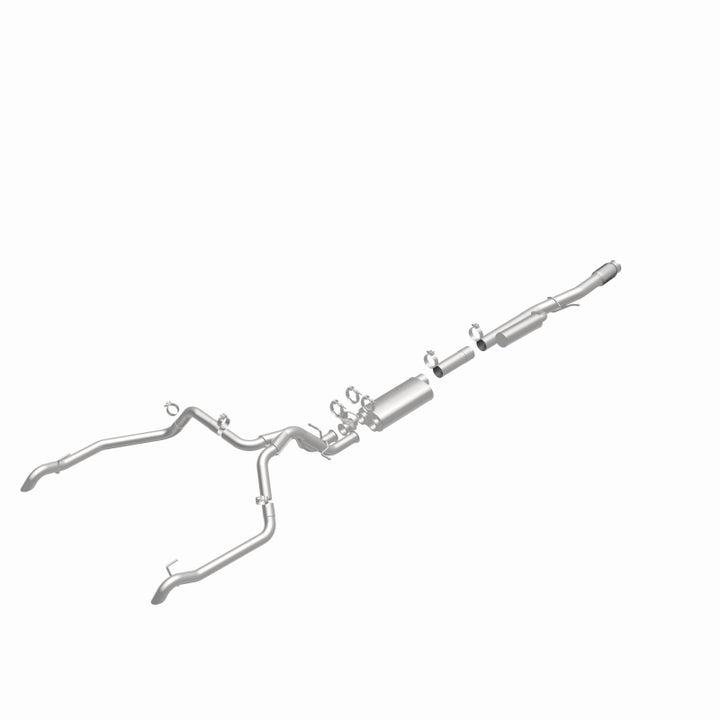 MagnaFlow 24-25 Chevrolet/GMC Silverado/Sierra 1500 ZR2/AT4X Overland Series Cat-Back Exhaust System - Bull Strap