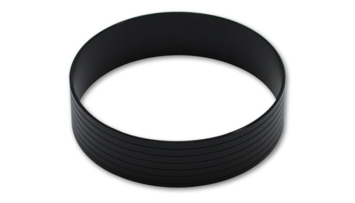 Vibrant HD Aluminum Union Sleeve for 2in OD Tubing - Hard Anodized Black - Bull Strap