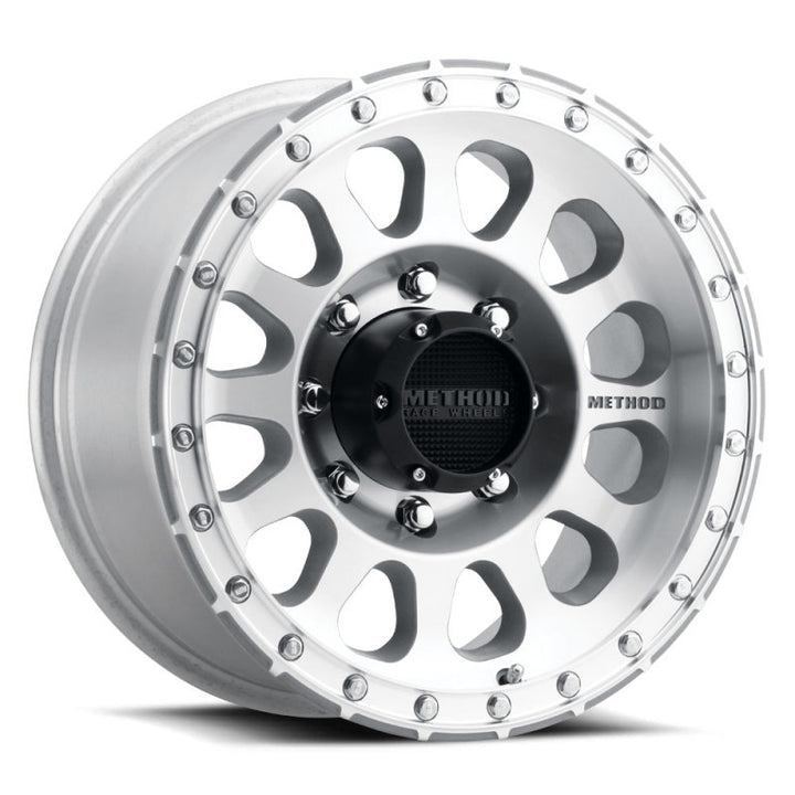 Method MR315 17x9 -12mm Offset 8x170 130.81mm CB Machined/Clear Coat Wheel - Bull Strap