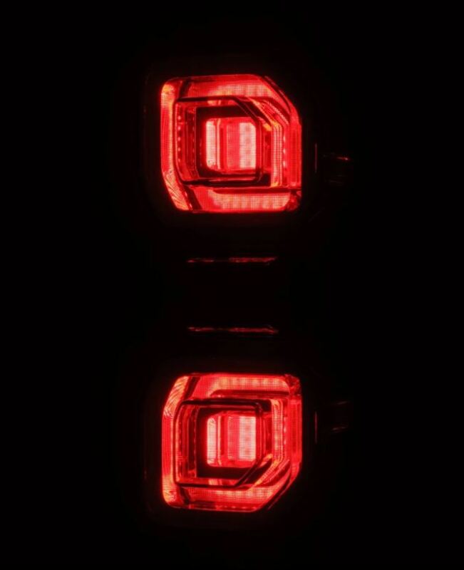 AlphaRex 21-24 Ford Bronco NOVA LED Tail Lights - Alpha-Black - Bull Strap