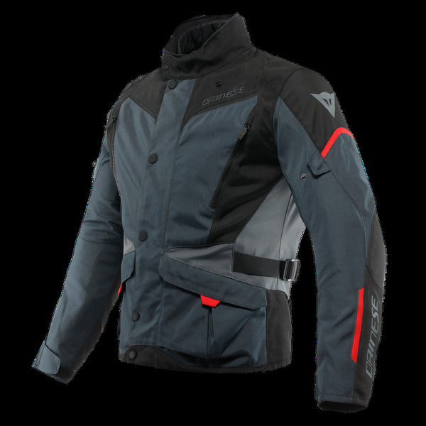 Dainese Tempest 3 Lady D Dry Jacket Ebony/Black/Lava Red Size - 46 - Bull Strap