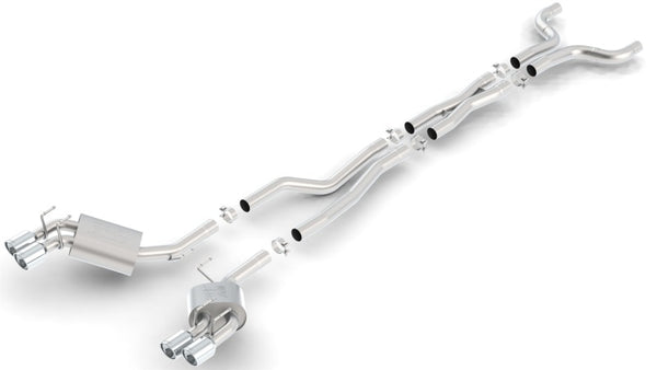 Borla 12-14 Chevrolet Camaro ZL1 Coupe 6.2L 8cyl AT/MT 6spd RWD Aggressive ATAK Catback Exhaust - Bull Strap
