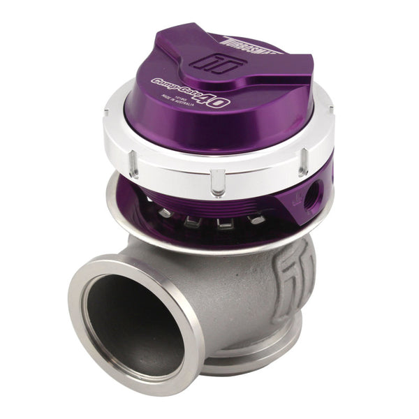 Turbosmart WG40 Gen V Compgate 40mm - 14 PSI Purple - Bull Strap