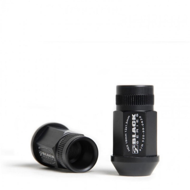 Skunk2 12 x 1.5 Forged Lug Nut Set (Black Series) (16 Pcs.) - Bull Strap