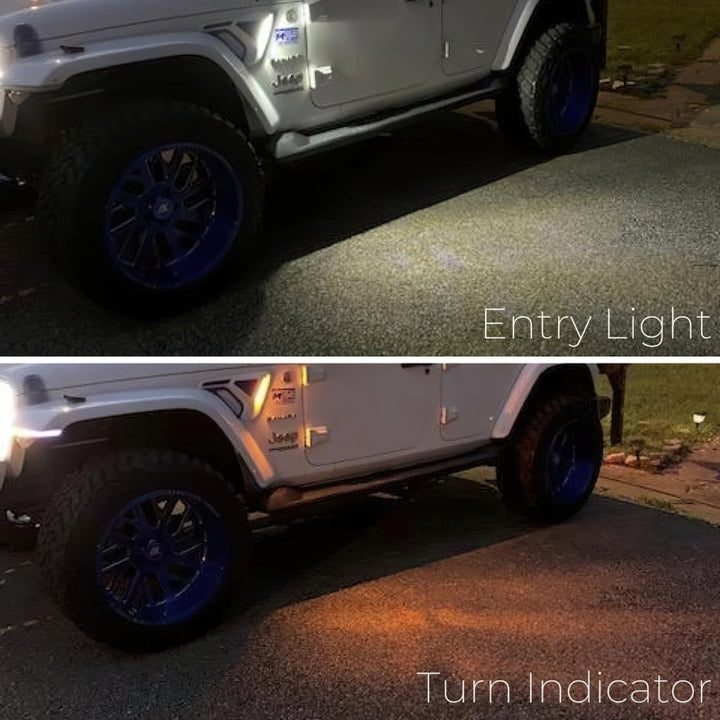 Oracle Sidetrack LED System For Jeep Wrangler JL/ Gladiator JT - Bull Strap