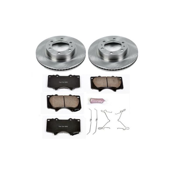 Power Stop 03-09 Toyota 4Runner Front Autospecialty Brake Kit - Bull Strap