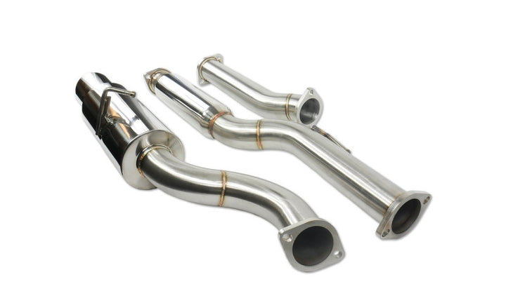 ISR Performance GT Single Exhaust - 2009+ Hyundai Genesis Coupe 2.0T - Bull Strap