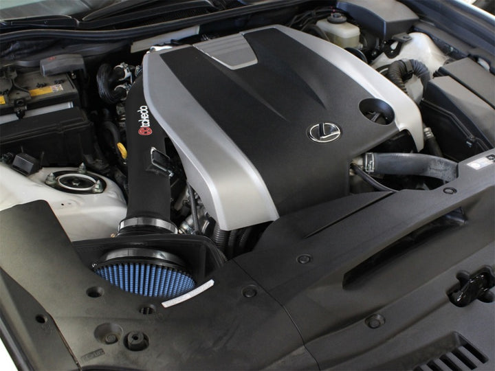 aFe Takeda Stage-2 Pro 5R Cold Air Intake System 15-17 Lexus RC 350 3.5L - Bull Strap