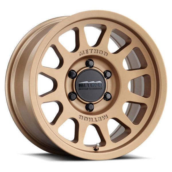 Method MR703 17x9 / -12mm Offset / 106.25mm Bore / 6x5.5 BP / 4.8in BS - Method Bronze Wheel - Bull Strap