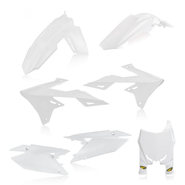 Cycra 19+ Suzuki RMZ 250-450 5 PC. Replica Body Kit - White - Bull Strap