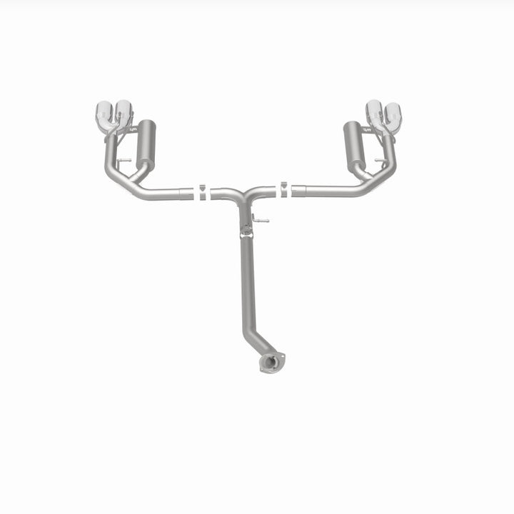 MagnaFlow 18-19 Toyota Camry XSE 2.5L (FWD) Street Series Cat-Back Exhaust w/4in Polished Quad Tips - Bull Strap