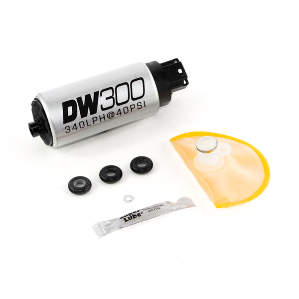 DeatschWerks 340 LPH In-Tank Fuel Pump w/ 10+ Legacy GT/03-08 G35/350Z Set Up Kit - Bull Strap