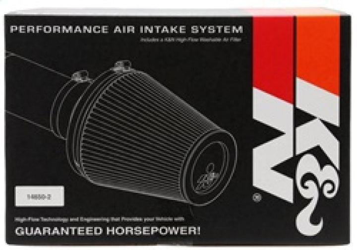 K&N 01-04 Chevy Corvette V8-5.7L AirCharger Performance Intake - Bull Strap