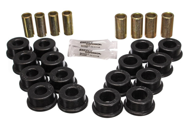 Energy Suspension 84-95 Chevy Corvette Black Rear End Control Arm Bushing Set - Bull Strap