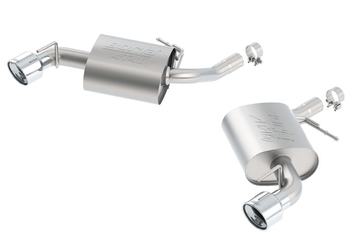 Borla 16-17 Chevy Camaro 3.6L V6 Single Split Rear Exit ATAK Axle-Back Exhaust - Bull Strap