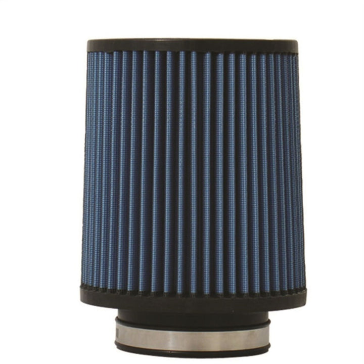 Injen AMSOIL Ea Nanofiber Dry Air Filter - 5 Filter 6 1/2 Base / 8 Tall / 5 1/2 Top - Bull Strap