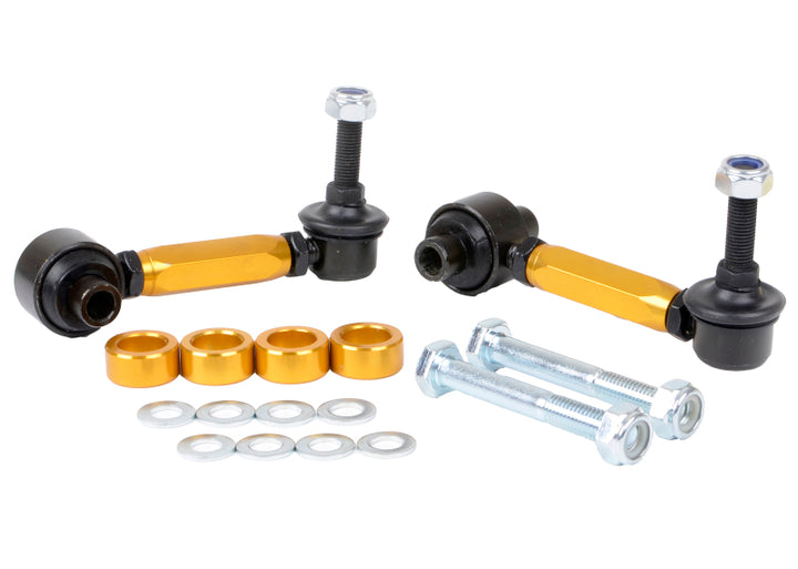 Whiteline 08-13 Subaru Forester SH Rear Sway Bar Link Assembly - Pair - Bull Strap