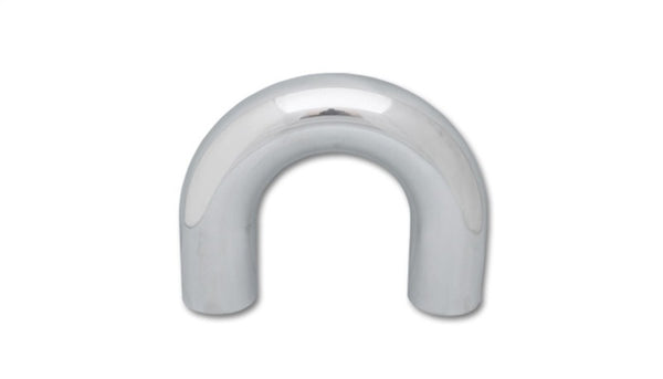 Vibrant 2in O.D. Universal Aluminum Tubing (180 degree Bend) - Polished - Bull Strap