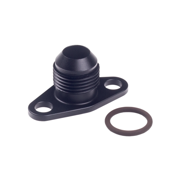 Chase Bays Nissan SR/KA/RB/VG Power Steering Pump Feed 10AN Adapter - Bull Strap