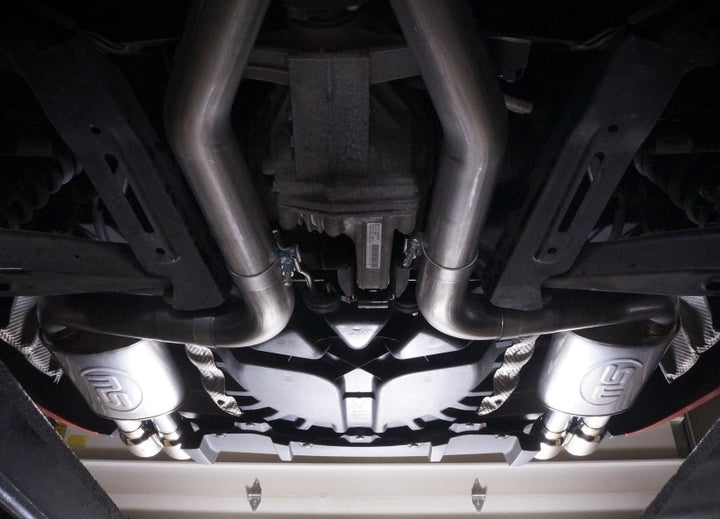 Stainless Works 2008-09 Pontiac G8 GT 3in Catback Systemt X-Pipe Turbo Chambered Muffler 3.5in Tips - Bull Strap