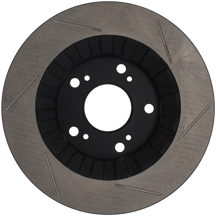 StopTech Power Slot SportStop 00-06 Honda S2000 Slotted Rear Right Rotor - Bull Strap