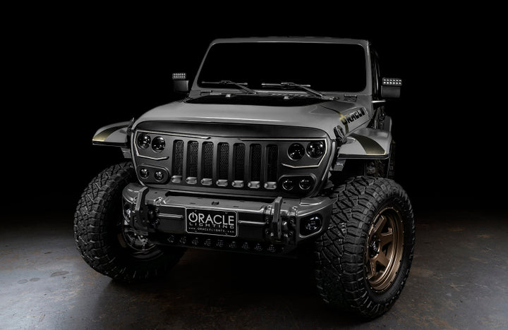 Oracle Lighting LED Off-Road Side Mirrors for Jeep Wrangler JL / Gladiator JT - Bull Strap