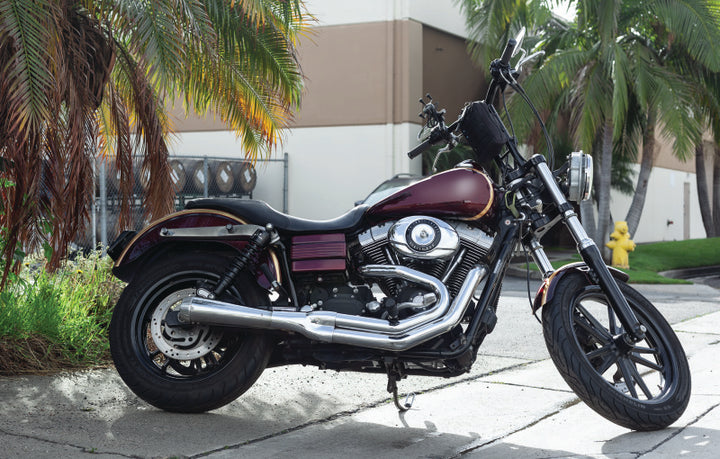 Progressive Harley 412 Series Shocks 13.5in - Black - Bull Strap