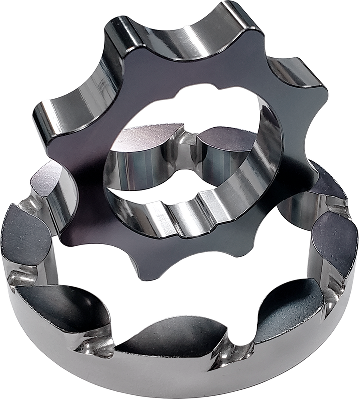 Boundary 2011+ Ford Coyote Mustang/GT350 Billet Black Oil Pump Gear - Vane Ported MartenWear Treated - Bull Strap