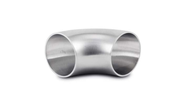 Vibrant 1.5in OD T304 SS 90 Deg Mandrel Bend Elbow (1.5in Centerline Radius) - Bull Strap
