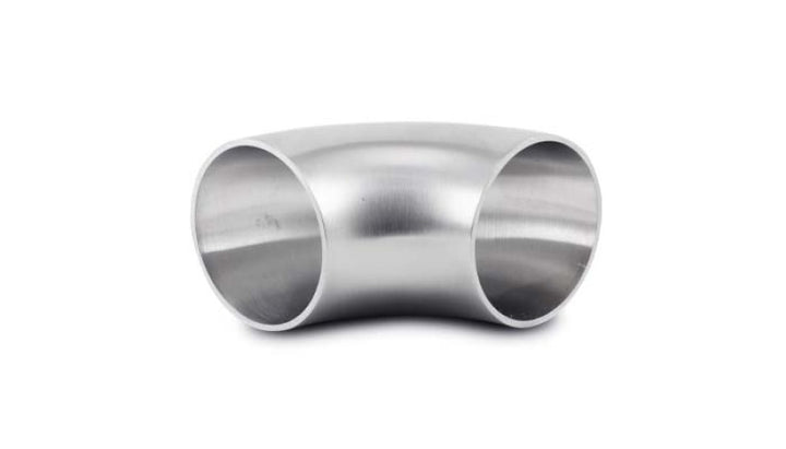 Vibrant 1.5in OD T304 SS 90 Deg Mandrel Bend Elbow (1.5in Centerline Radius) - Bull Strap
