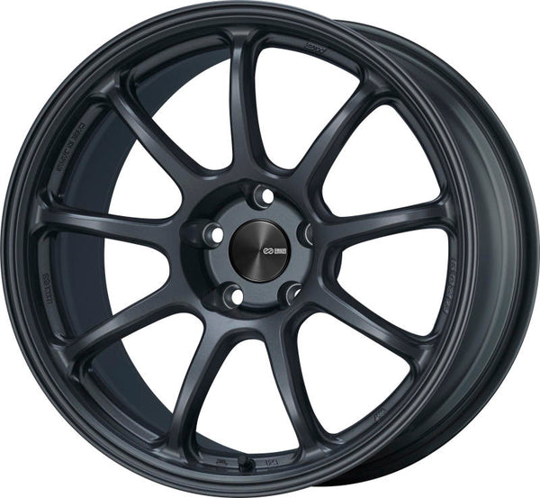 Enkei T6R 18x8 40mm Offset 5x114.3 Bolt Pattern 72.6 Bore Gloss Gunmetal Wheel - Bull Strap
