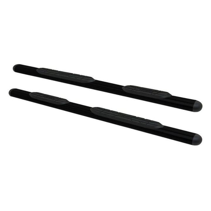Westin Premier 4 Oval Nerf Step Bars - 85 in - Black - Bull Strap