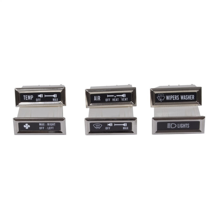 Omix Dash Indicator Light Kit 76-86 Jeep CJ Models - Bull Strap