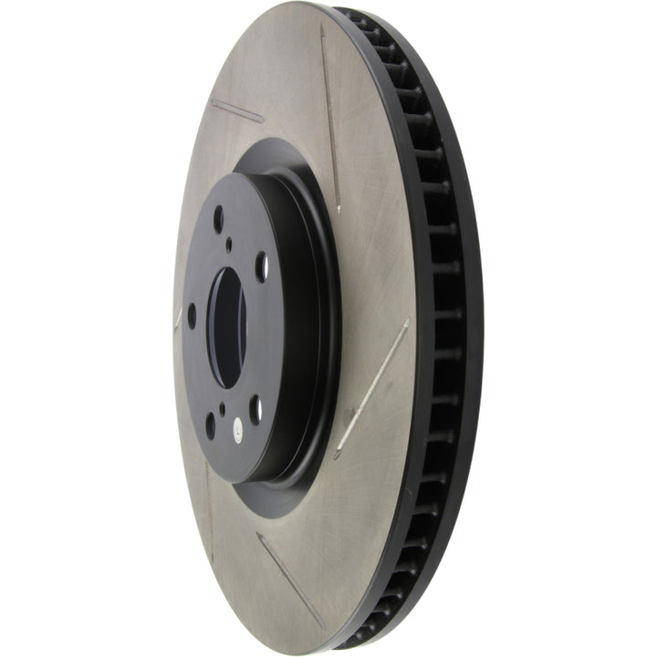StopTech Power Slot 5/93-98 Supra Turbo Front Left SportStop Slotted Rotor - Bull Strap