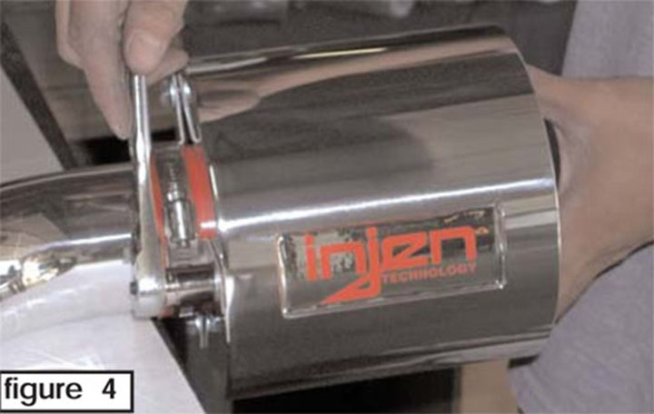 Injen Aluminum Air Filter Heat Shield Universal Fits 2.50 2.75 3.00 Polished - Bull Strap