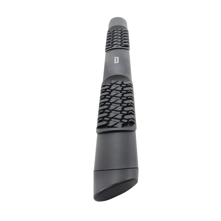 Go Rhino V-Series V3 Side Step - Universal 87in. (Fits 4DR) - Tex. Blk - Bull Strap