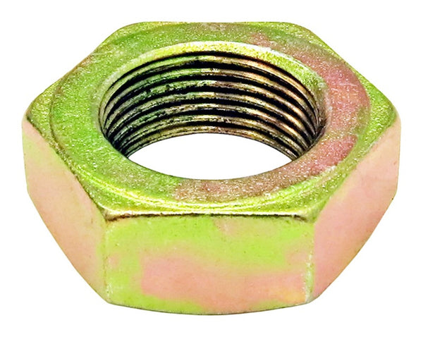 RockJock Jam Nut 1 1/4in-12 RH Thread Gold Zinc - Bull Strap