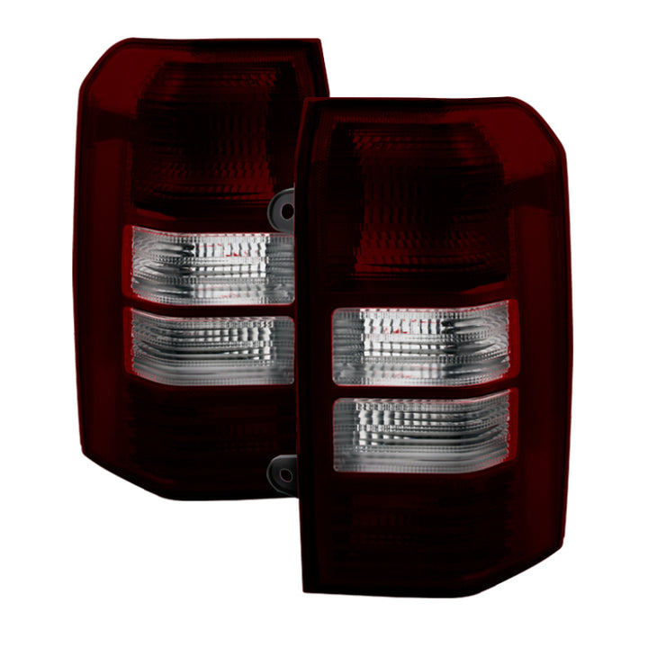 xTune Jeep Patriot 08-13 OEM Tail Lights -Red Smoked ALT-JH-JPA08-OE-RSM - Bull Strap