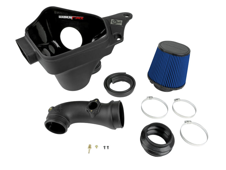 aFe POWER Magnum FORCE Stage-2 Pro 5R Cold Air Intake System 06-13 BMW 3 Series L6-3.0L Non Turbo - Bull Strap