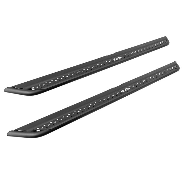 Go Rhino Dominator Extreme DSS Sliders - Tex Blk - 87in - Bull Strap