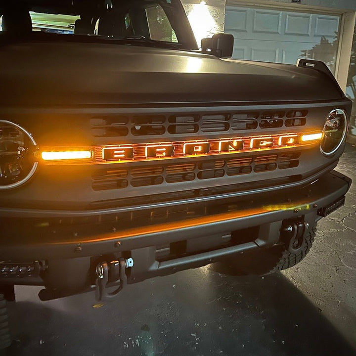 ORACLE Lighting Universal Illuminated LED Letter Badges - Matte Blk Surface Finish - O - Bull Strap