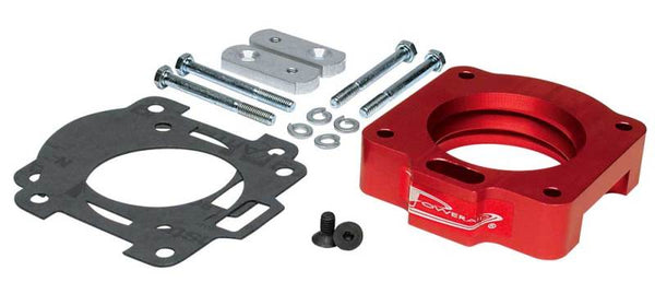 Airaid 99-01 Ford Mustang 3.8L PowerAid TB Spacer - Bull Strap