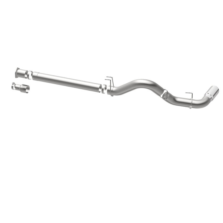 MagnaFlow 08-17 Ford F-250/F-350/F-450 6.4L/6.7L DPF-Back SS 5in Single Passenger Side Rear Exit - Bull Strap