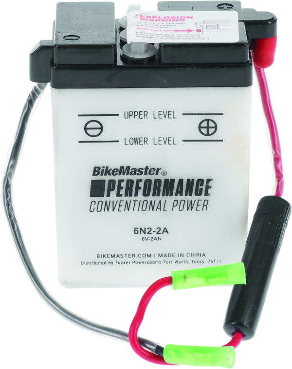 BikeMaster Battery - 6N2-2A - Bull Strap