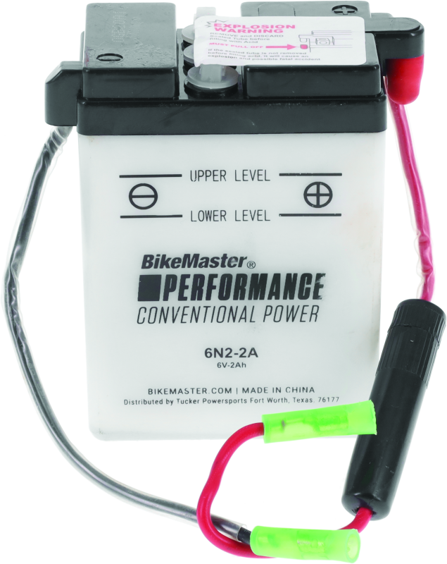 BikeMaster Battery - 6N2-2A - Bull Strap