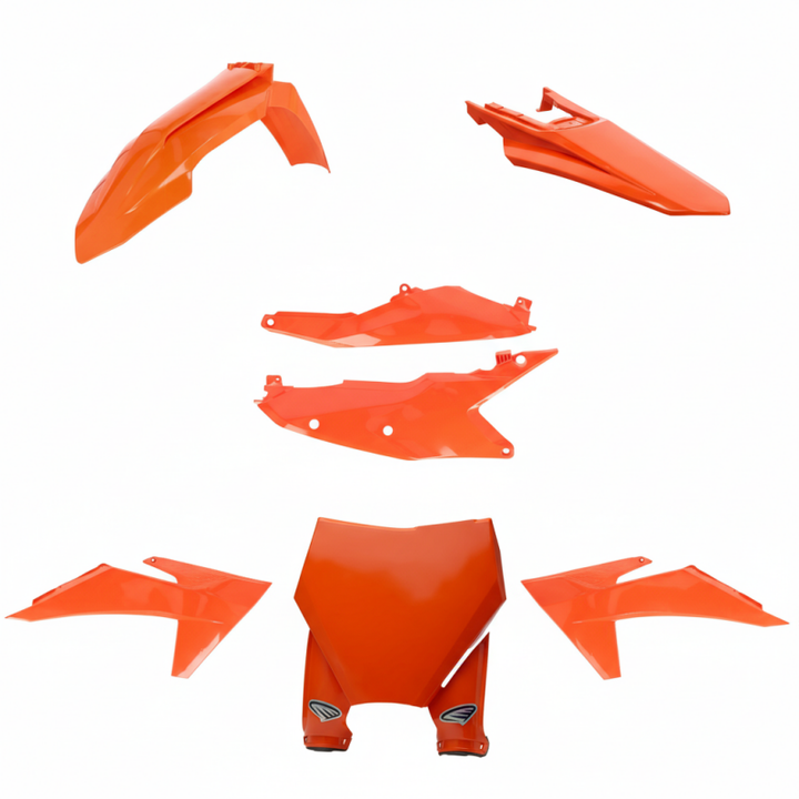 Cycra 23-24 KTM SX/SX-F/XC/XC-F 5 Piece Body Kit - Orange - Bull Strap