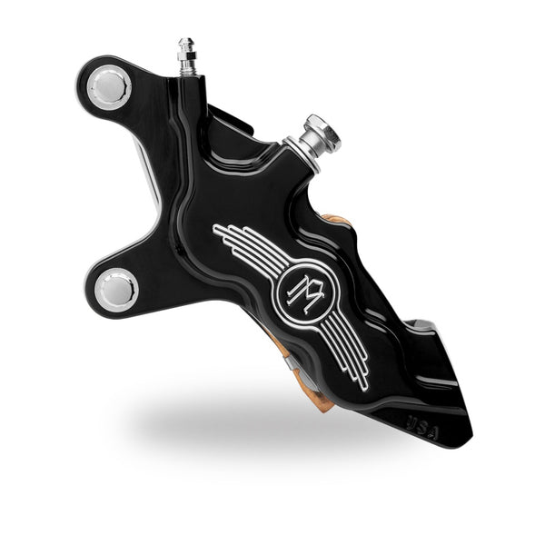 Performance Machine Caliper 112x6B Left - For 11.5in Disc - Contrast Cut - Bull Strap