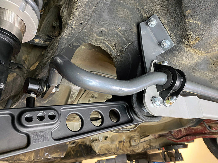 Progress Tech 88-91 Honda Civic HB/CRX Rear Sway Bar (22mm Adj) - Bull Strap
